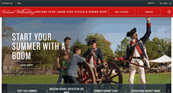 Desktop Screenshot of colonialwilliamsburg.com